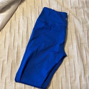 Royal blue workout pants
